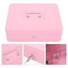  1 Set Cash Box With Lock: Money Storage Box For Retail Counters - Metal Secure