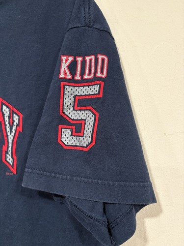 Vintage Nike New Jersey Nets Center Swoosh Tee Jason Kidd Shirt Size XL NBA - Picture 3 of 5