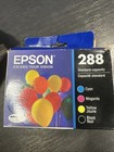 Epson 288 4-pak wkłady atramentowe combo czarne, błękitne, purpurowe, żółte 1/28 otwarte pudełko