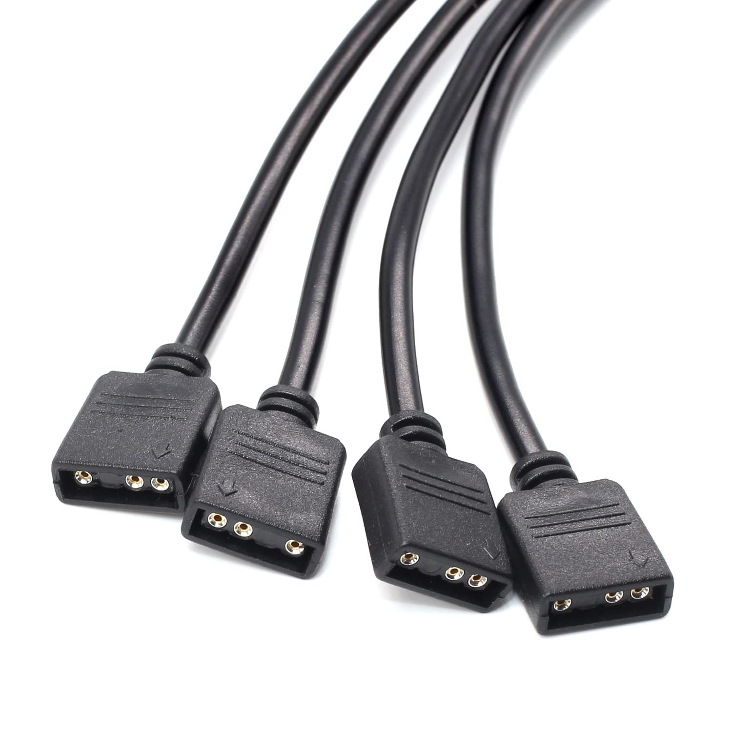 OPSFALCON ARGB Splitter Cable, 5V 3 Pin Addressable RGB Splitter Cable with 3...