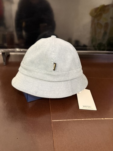 WESC Velour Cotton Bucket Hat S/M Blue By We Are the Superlative Conspiracy - Picture 3 of 8