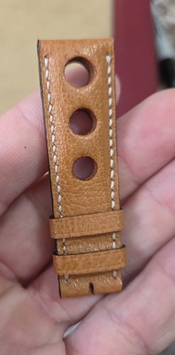 Chopard Watch Straps Leather Holed 19mm Brown Swiss Geneve Wristwatch OEM 115/65 - Picture 3 of 9
