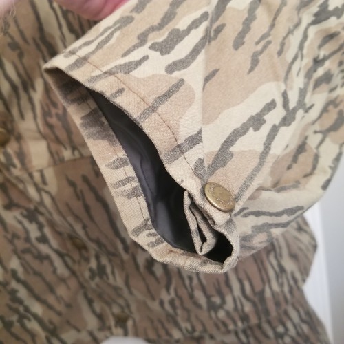 Vtg Cabelas Gore Tex Mossy Oak Bottomland Camo Jacket Pants Set 80s USA Sz XL - Picture 8 of 24