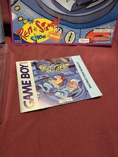 Ren & Stimpy Show Space Cadet Adventures Poster GameBoy CIB Complete W/ Manual - Picture 4 of 12