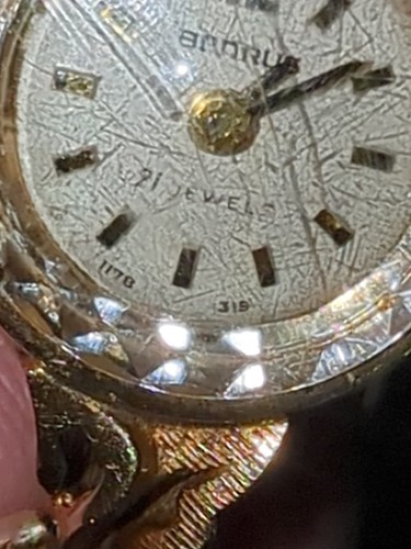 Reloj Mujer Benrus 21 Joyas Oro 14K (No Funciona) - Imagen 2 de 6