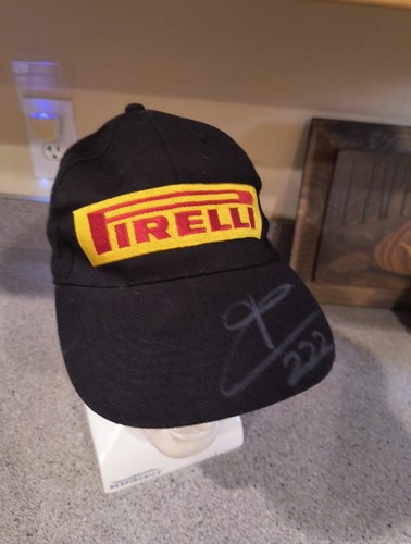 Firmado TONY CAIROLI MOTOCROSS GORRA NEGRA CARRERAS SOMBRERO 222 - Imagen 2 de 11