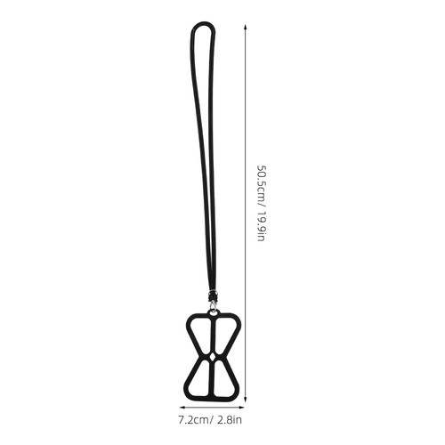 2 Pcs Cou Téléphone Suspendu Sangle Mobile Bretelles Cordons Silicone Léger - Photo 6 sur 12