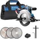 Dong Cheng 20V Max Circular Saw 165mm Cordless 24T 40T Blades Battery & Charger