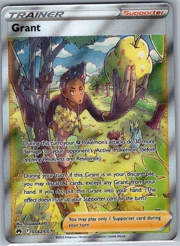 Grant GG62/GG70 SWSH: Crown Zenith: Galarian Gallery - Pokemon Card - NM