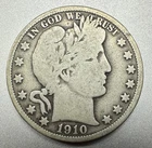 1910   BARBER HALF DOLLAR   NICE DETAIL  BETTER DATE #1758