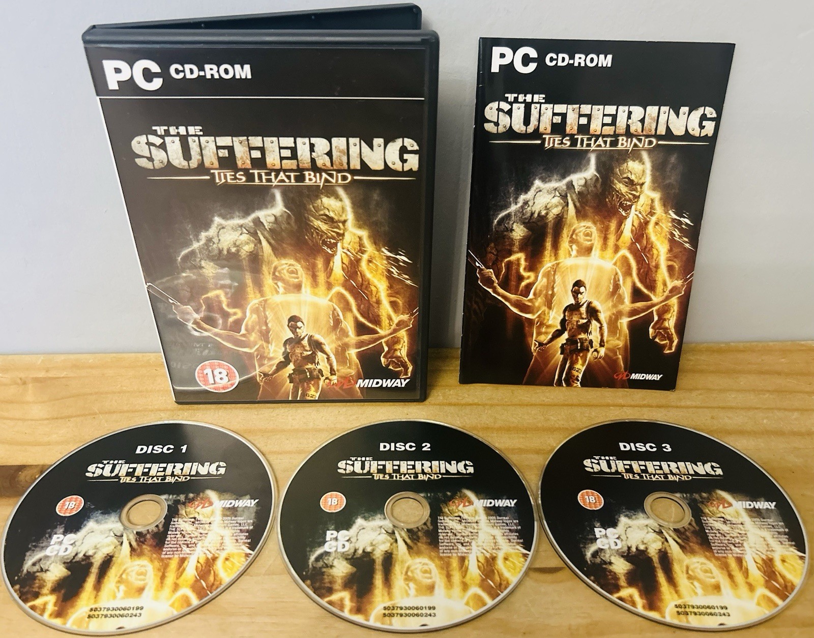 The Suffering : Ties That Bind PC Computer Game, Manual. Fantastic Condition