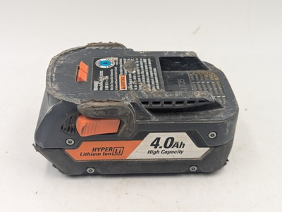 #ad Ridgid Genuine 4Ah 18v Lithium Battery Hyper R840087 Used OEM Working $34.00
