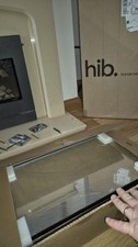 Hib. 80 Euna LED Bathroom Mirror Cabinet Doors - Black 56000. Damaged Internally