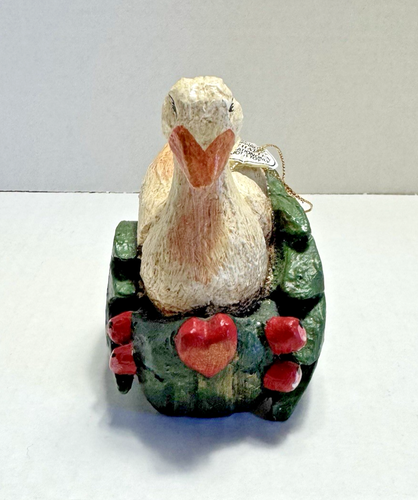 1989 House of Hatten 12 Days of Christmas Ornament 6 Gänse eine liegende Denise Calla - Bild 4 von 7