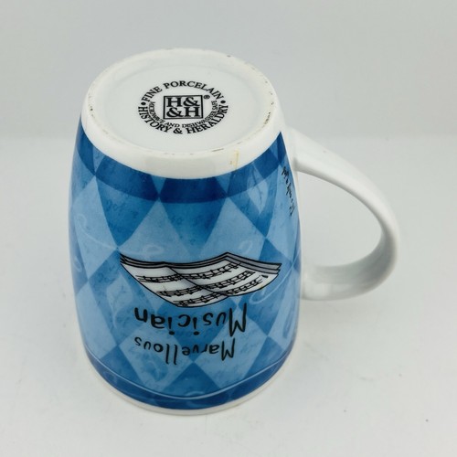History & Heraldry Porcelain Mug Cup Marvellous Musician It's Only a Job Gift - Picture 6 of 9