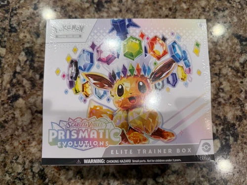 Pokemon Scarlet & Violet: Prismatic Evolutions ETB Sealed Elite Trainer Box