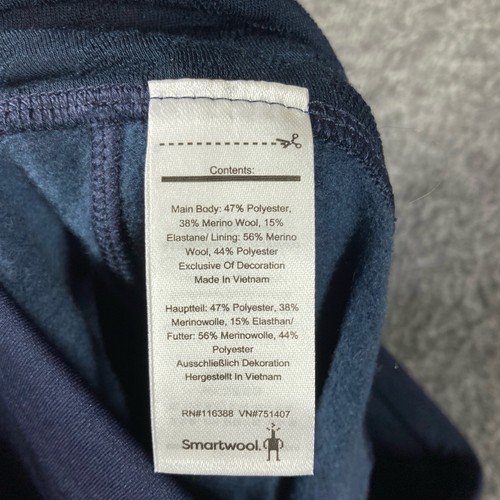 Smartwool Leggings Womens Small Navy Ankle Length Pink Accents Reflective Sporty - Picture 8 of 11