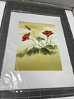 VINTAGE ARTWORK POPPY GALLIPOLI WW1 PAINTING POPPIES AIF MILITARY GREAT WAR