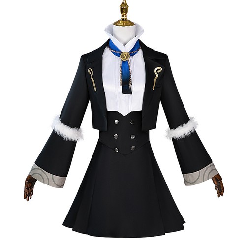 Arknights Laponia Anime Vestido Falda Traje Ropa Abrigo Camisa Juegos con disfraces Disfraz - Imagen 1 de 13