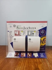 GE 1994 Instant Wireless Phone Jack System GE916 Base & Extension Read*