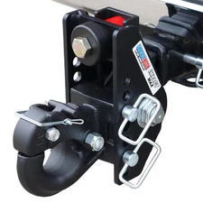 Shocker 20K Impact Max Adjustable Pintle Hitch 10 Ton - 20,000 lbs