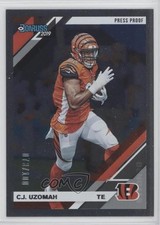 2019 Panini Donruss Press Proof Silver /100 CJ Uzomah #63