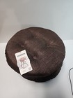 Bar Stool Cushion 14" round Seat Cover with Elastic Fabric Brown NOB 4PK