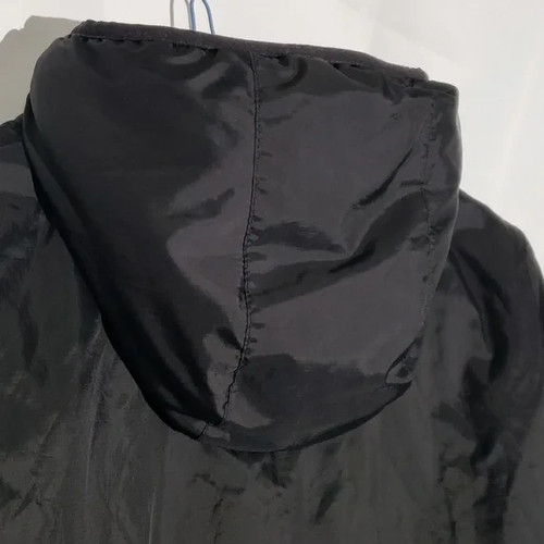 Nike Kids Black Jacket Just Do It Red logo branding Large Swish size 6-7 yrs. - Picture 7 of 10