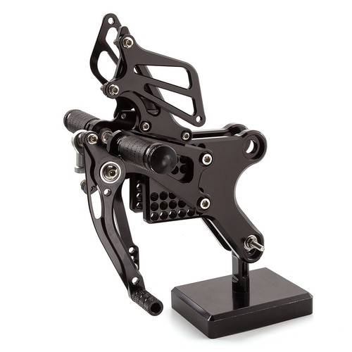 CNC Billet Motorrad verstellbare Rearsets Fußrasten hinten Set kompatibel mit... - Bild 2 von 8