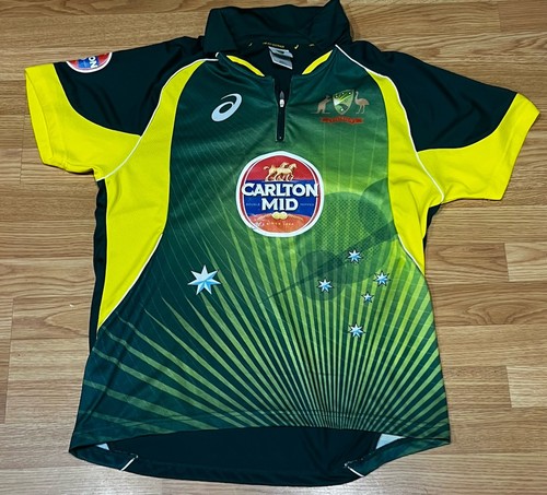 Cricket Australia One Day International Shirt ODI ASICS  Jersey LARGE Vintage - Picture 4 of 14