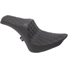 Drag Specialties [0802-1366] Predator III Seats With Black Thread Double Diamond