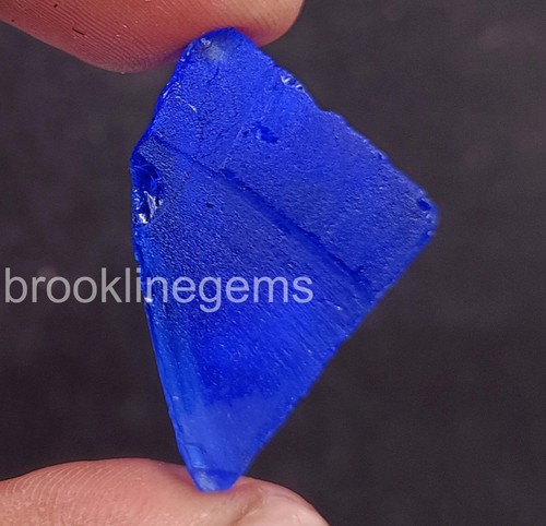 Natural Blue Sapphire Rough EGL 53 Ct Certified Uncut Loose Gemstone 5ARU - Picture 3 of 4