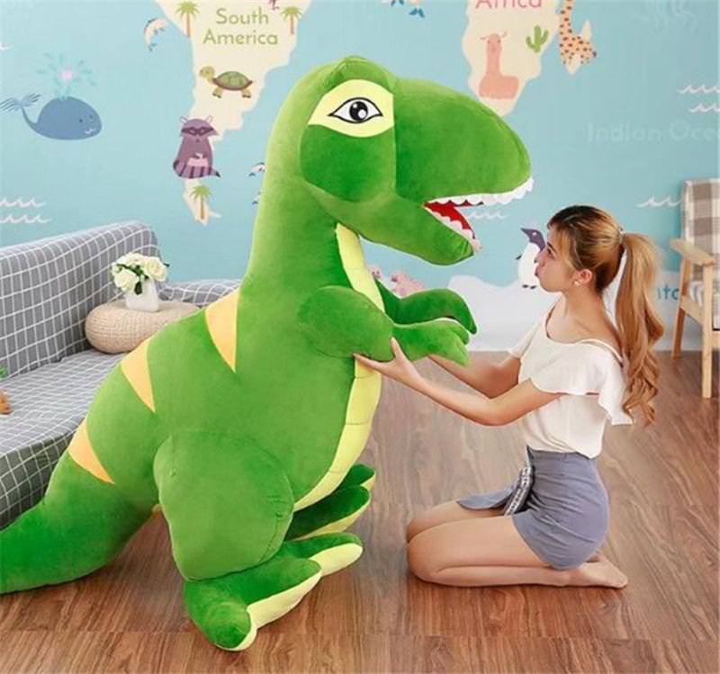 160cm gigante grandes dinosaurios Rex Juguetes de peluche suave peluche Peluche verde Regalo De Navidad 160cm gigante grandes dinosaurios Rex Juguetes de peluche suave peluche Peluche verde Regalo De Navidad
