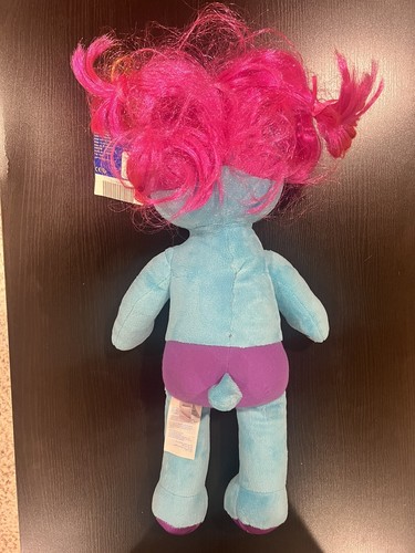 Build A Bear HG Honey Girl 20" Blue VIV Plush - Blue Body Orange Pink Hair - Picture 2 of 5