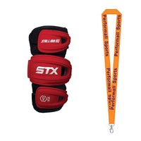 Stx Bundle: Stallion Hd Lacrosse Arm Pads With 1 Performall Sports Lanyard Red on sale Stx Bundle: Stallion Hd Lacrosse Arm Pads With 1 Performall Sports Lanyard Red on sale