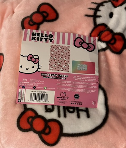 Hello Kitty “Hello Bows Rotary” Silk Touch Throw