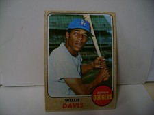 WILLIE DAVIS  1968 TOPPS BASEBALL   #208  EX MT