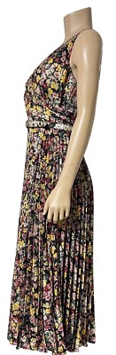 ralph lauren pleated metallic floral dress Pleated Metallic Floral Dress