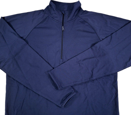 Sport-Tek ST850 Sport Wick Stretch 1/2 Zip Men's Pullover-Navy Various Sizes - Picture 3 of 4