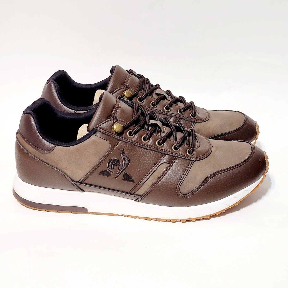 le coq sportif - MJ Le Coq Sportif Jazy Lace Athletic Sneaker Shoes Brown