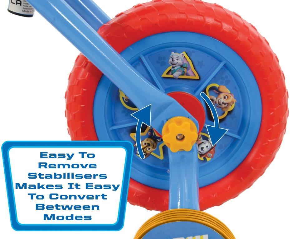 10 inch top bike stabilisers
