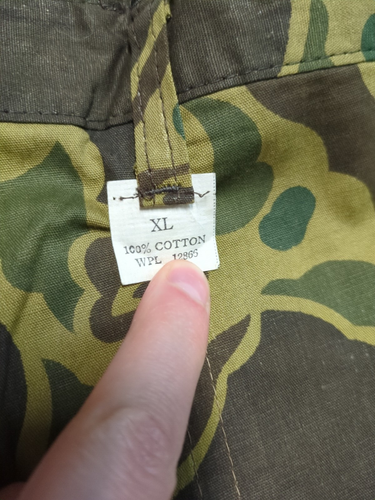 Nuevo de Lote Antiguo Uniforme de Caza de Ovejas Negro Conjunto Camisa y Pantalones XL Pato Camuflaje - Asesor de Vietnam - Imagen 16 de 19