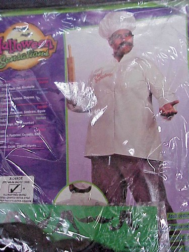 +HALLOWEEN KOSTÜM KOCH BOPITIBOOPI GR. X-LARGE (PASST JACKE GR 44-46) - Bild 1 von 5