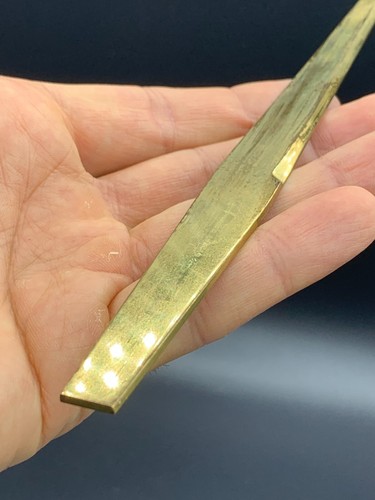 Rare Vintage Austrian Advertising Gold Plated Brass Letter Opener CCIR WIEN 1965 - Picture 4 of 5