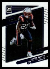 2021 Donruss Optic #68 James White Card New England Patriots