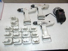 Ingersoll-Rand Delvo Cordless Rechargeable Screw Driver Lot - Charger, Batteries