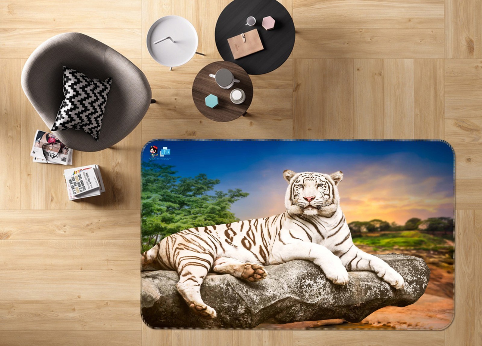 3d tiger animales 047 non-slip Carpet mat quality elegante Carpet de Summer 3d tiger animales 047 non-slip Carpet mat quality elegante Carpet de Summer