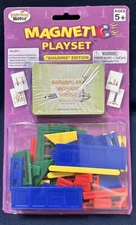 Learning Mates Magnetic Playset “Building” Edition  Age 5+ 45 Design Cards 62 Pc