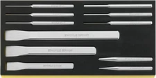 Stahlwille FOAM INSERT WITH PIN PUNCH SET 96838754 Set with  11 Psc. TCS 102-108