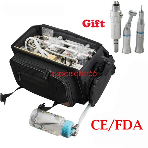Dental Portable Unit Treatment Oil-free Air Compressor Suction System 410W FDA - Picture 1 of 11